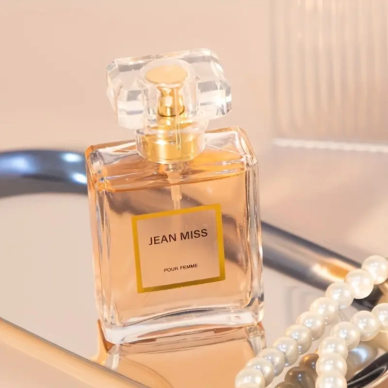 Jean Miss Elegant and Sensual Floral Fragrance for Women Perfect for Dates and Parties, Alcohol-Based, Free from Formaldehyde