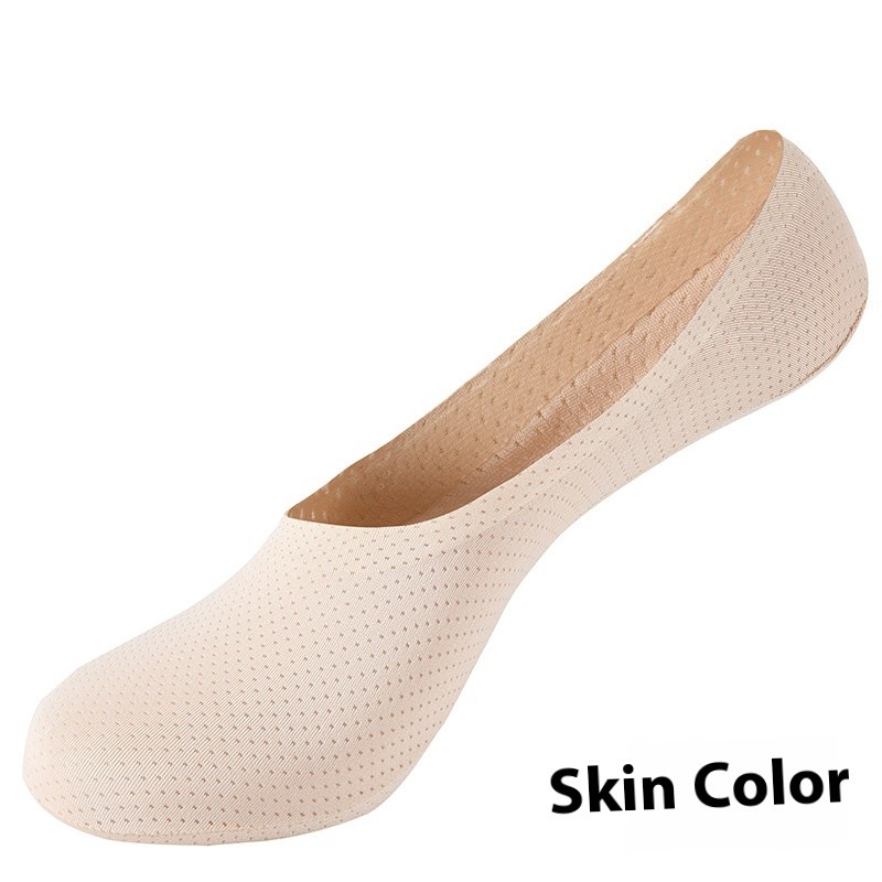 Ice Silk Breathable Invisible Boat Socks