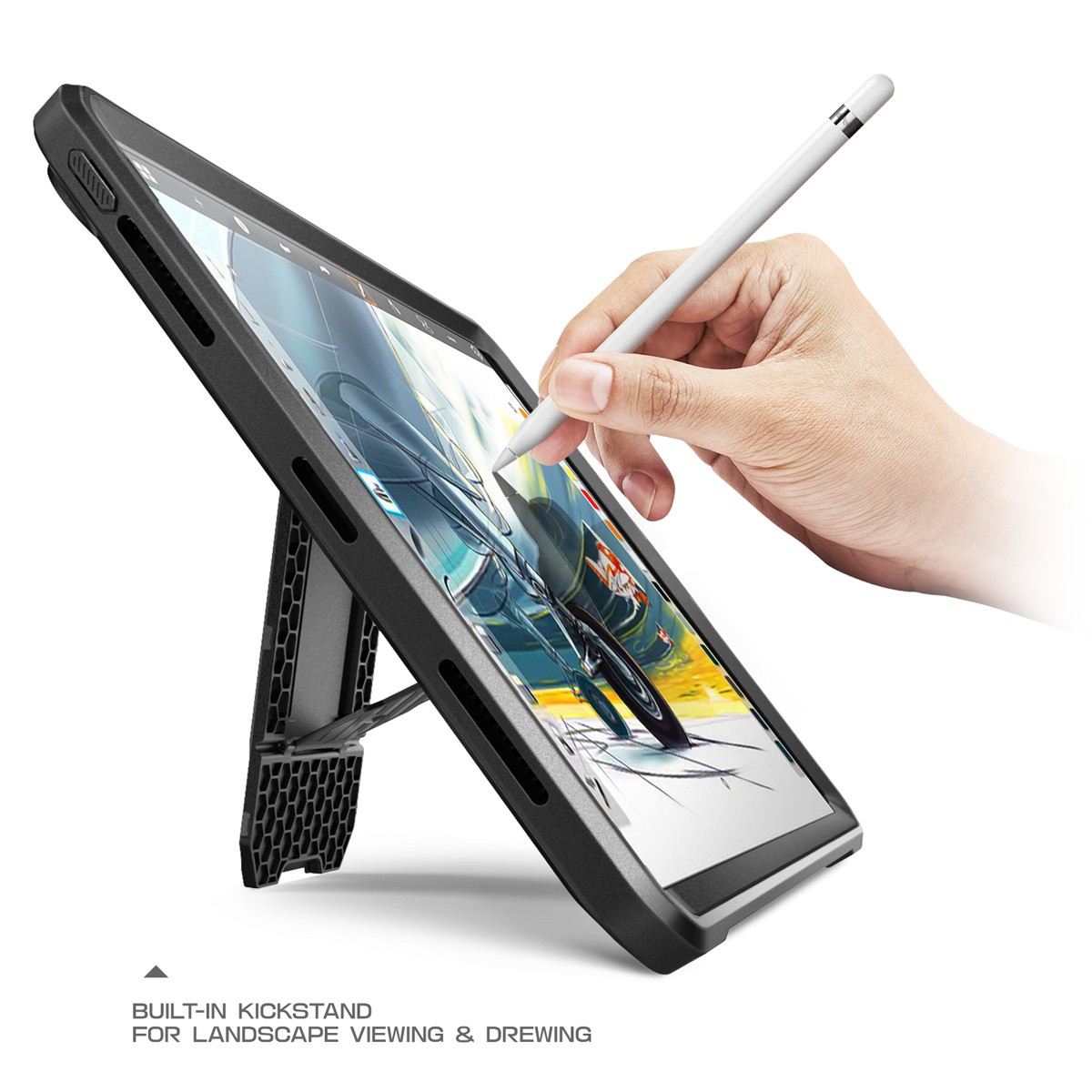 Compatible With Compatible With, Pencil For IPad Pro 12.9 SUPCASE UB PRO Full-body Cover With Built-in Screen Protector & Kickstand