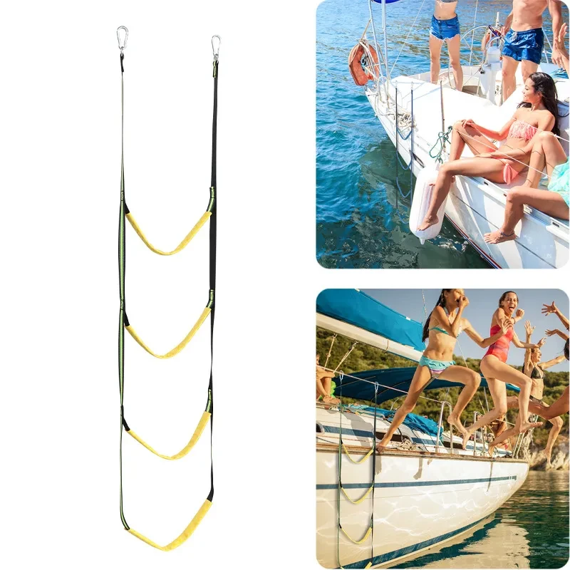 Boat Ladder Rope Inflatable Boat Rope Ladder ,Portable Rope Ladder For Inflatable Boat