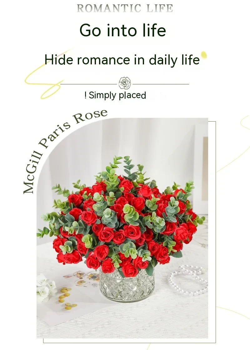 Red White And Green Flower Arrangements