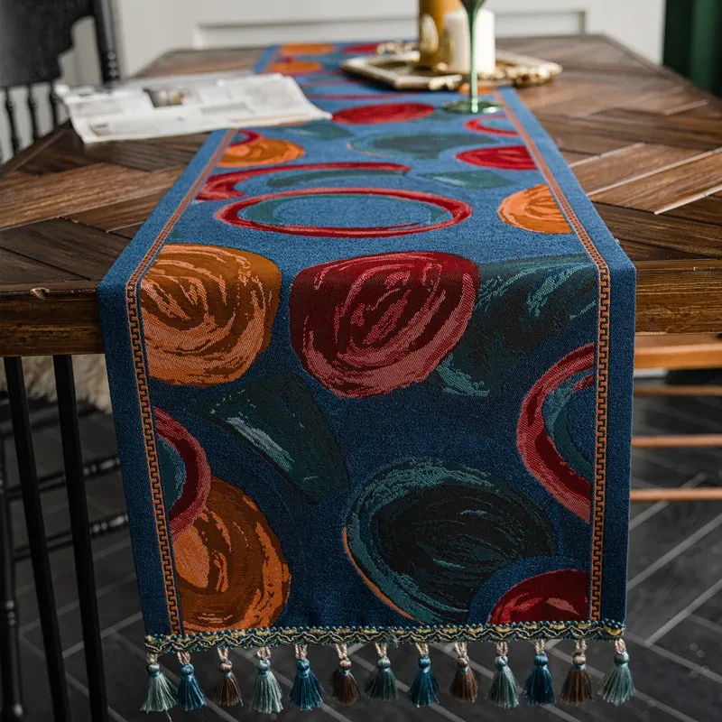 Vintage Woven Tablecloth