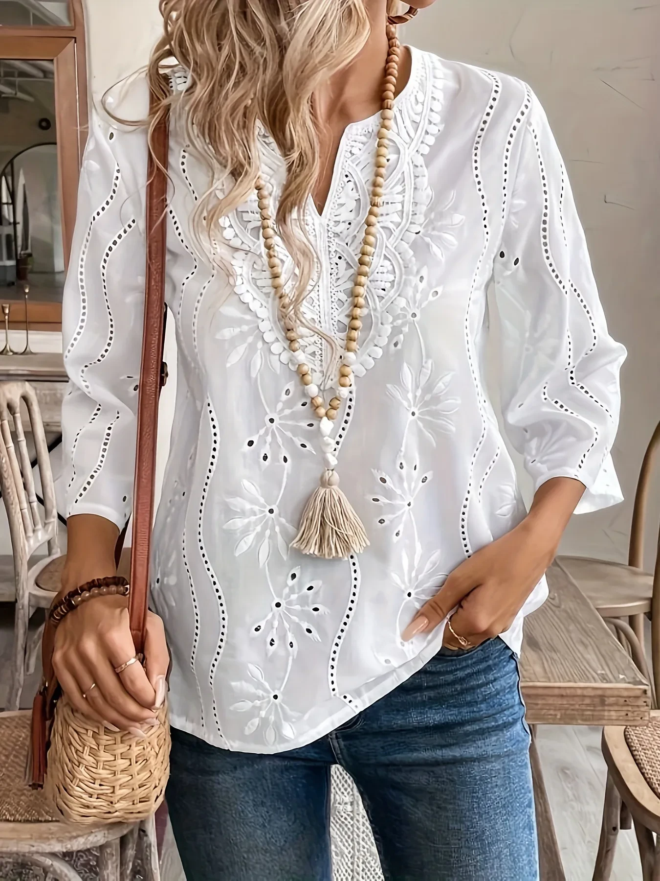 Eyelet Tops and Blouses