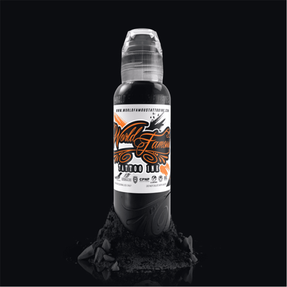 True Black  World Famous Ink 1/2 oz