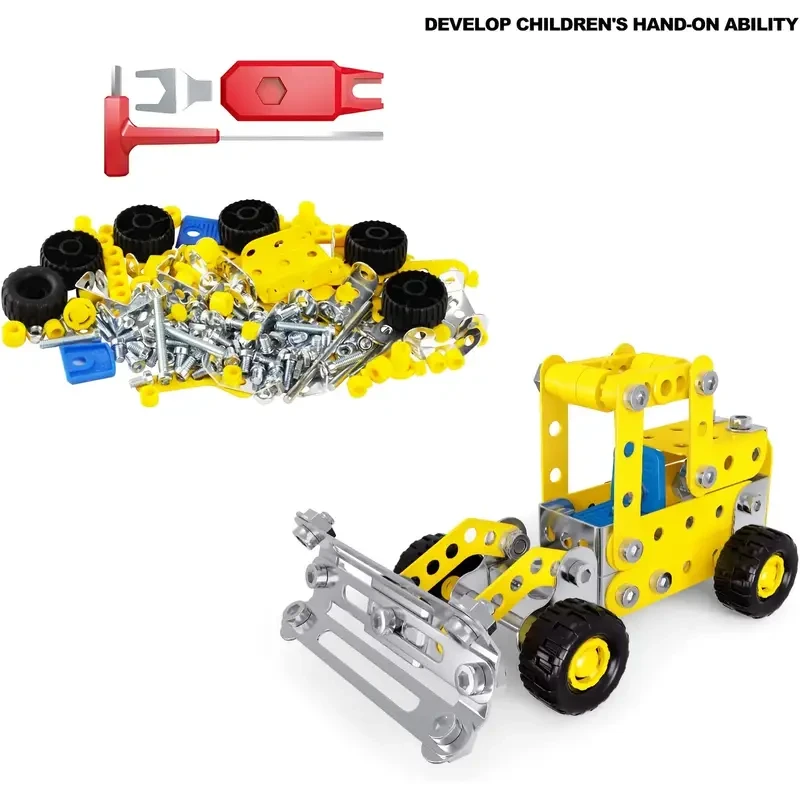 180pcs STEM Engineering Vehicle Kit