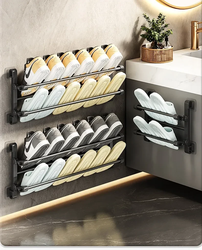 Wall Mounted Shoe Rack