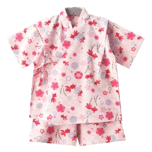 Parent Child Cherry Blossom Home Suit Short Sleeved Set