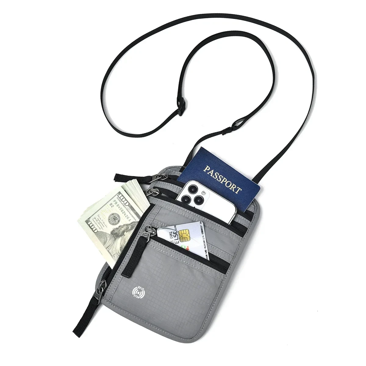 Mens Travel Bag For Passport And Money