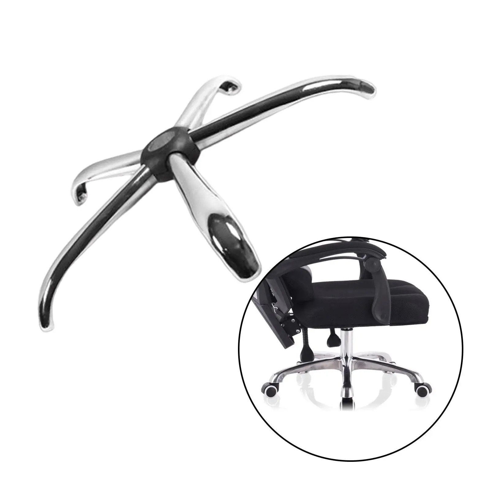 Swivel Chair Chassis: Convenient Spare Replacement for Office Chairs