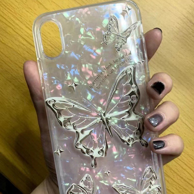 Fashion Personality Butterfly English Phone Case
