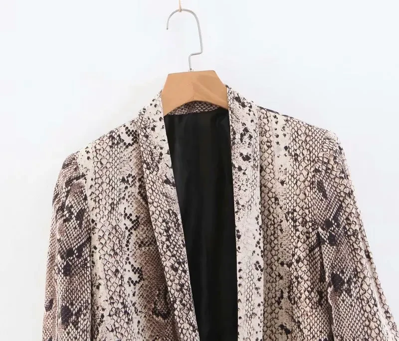 Snake Print Top Plus Size