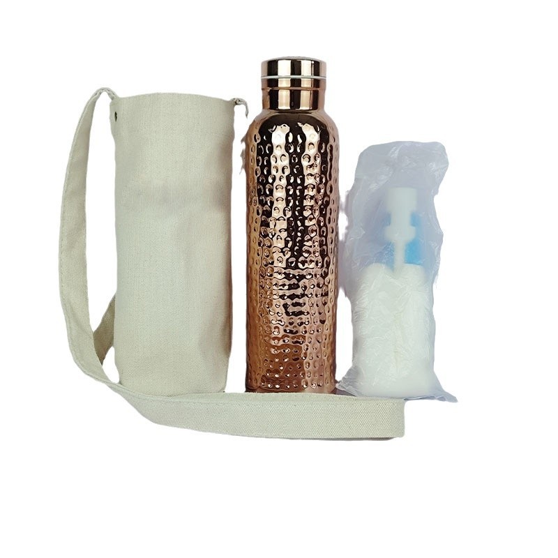 Electroplating Copper Vacuum Cup Double-layer Vacuum Concave-convex Water Cup