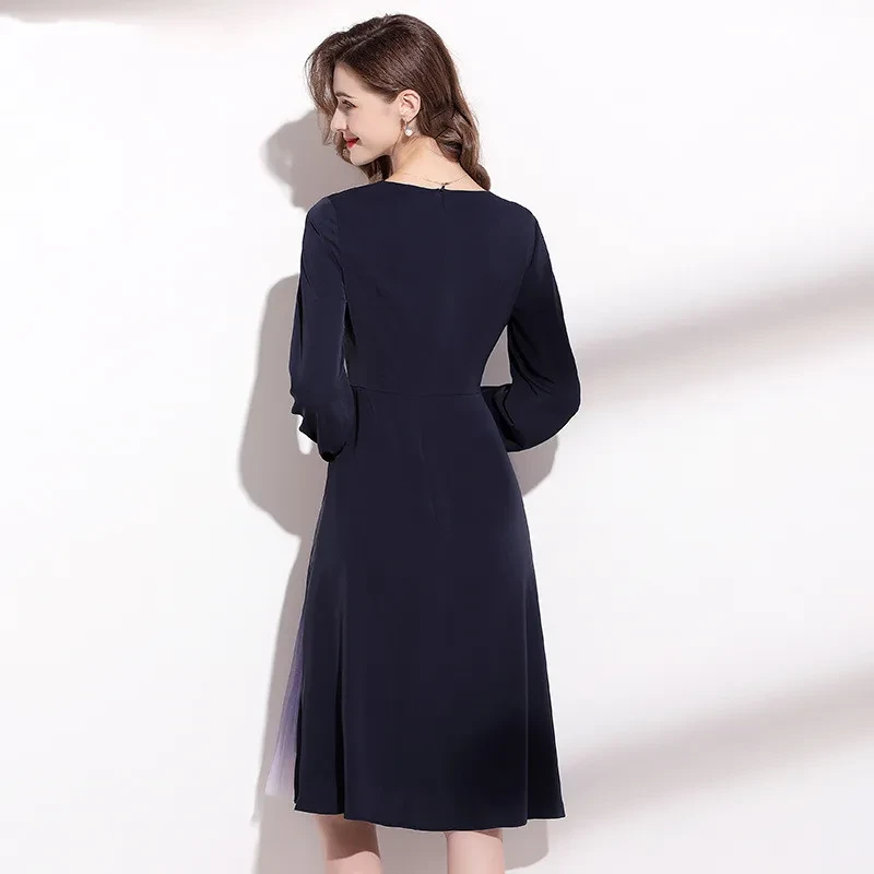 Navy Blue Dress