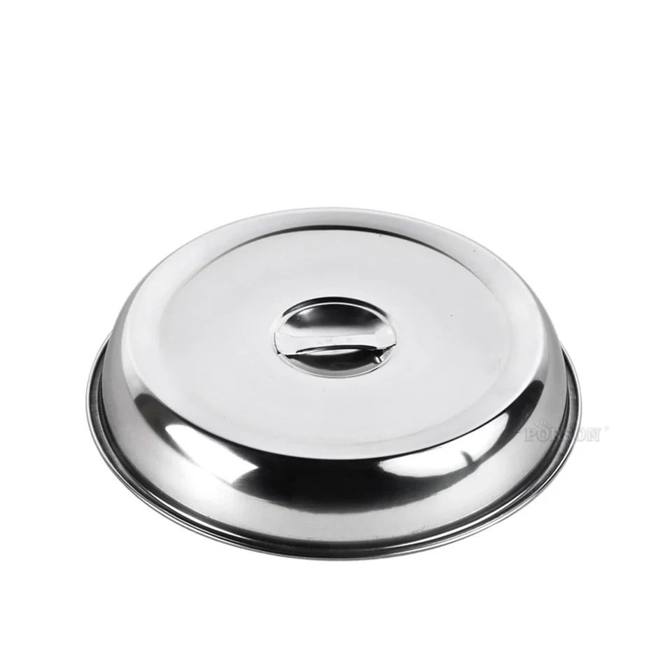 Stainless Steel Deep Round Food Cover 26cm
