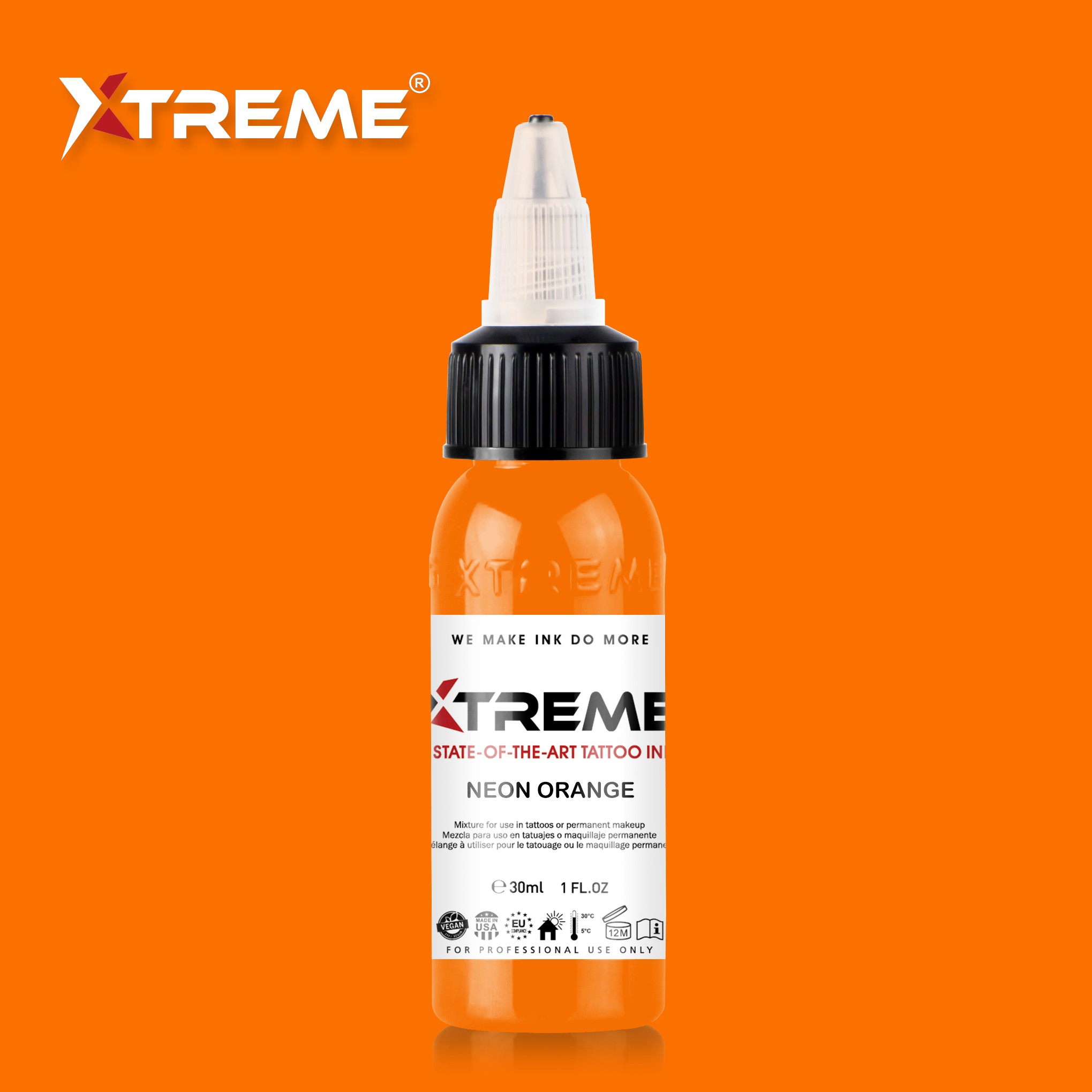 Neon Orange  Xtreme Ink