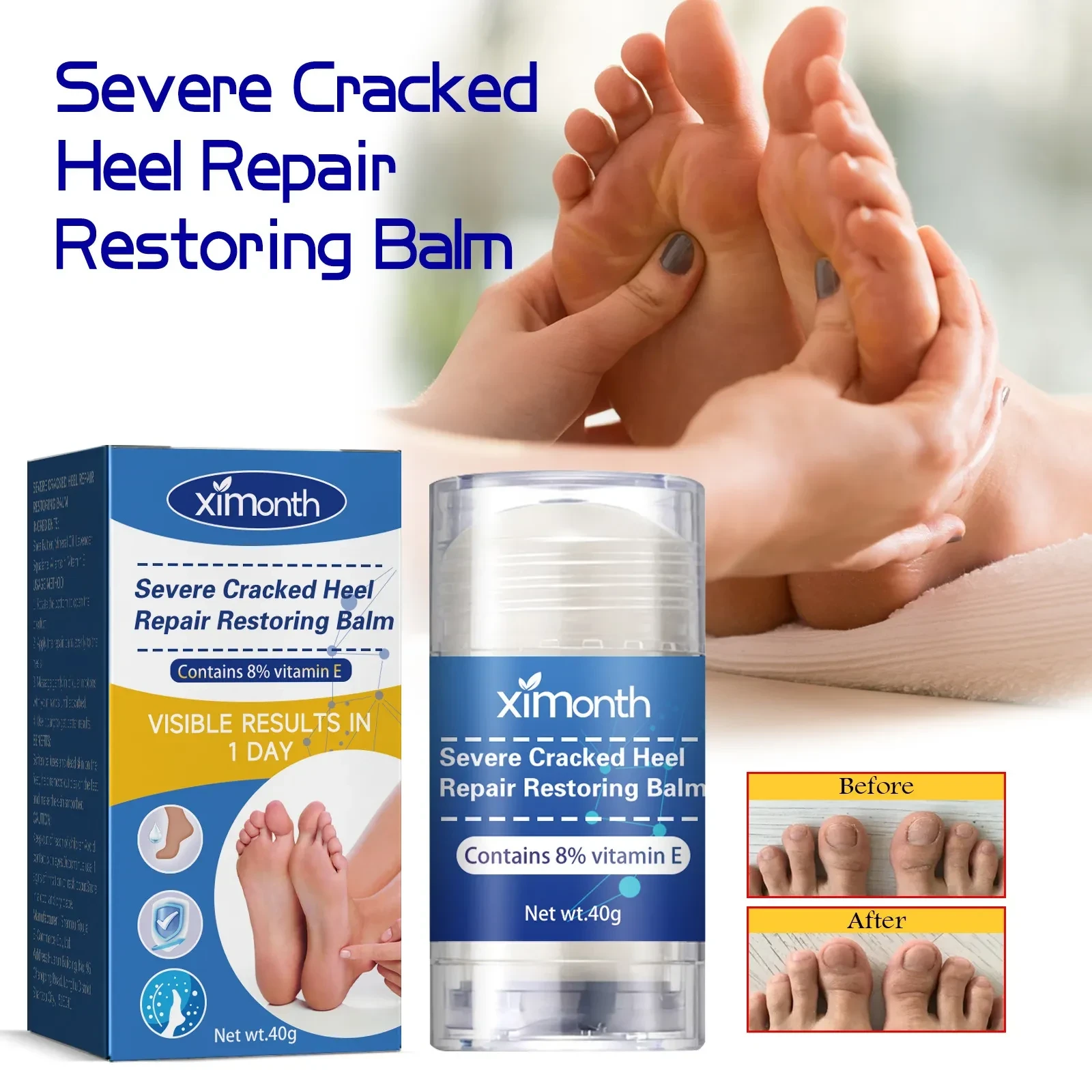 Cracked Heel Cream Feet Care Hand Anti Dry Crack Repair Cracked Heel Anti-inflammatory Foot Peeling Balm Exfoliating Foot Creams