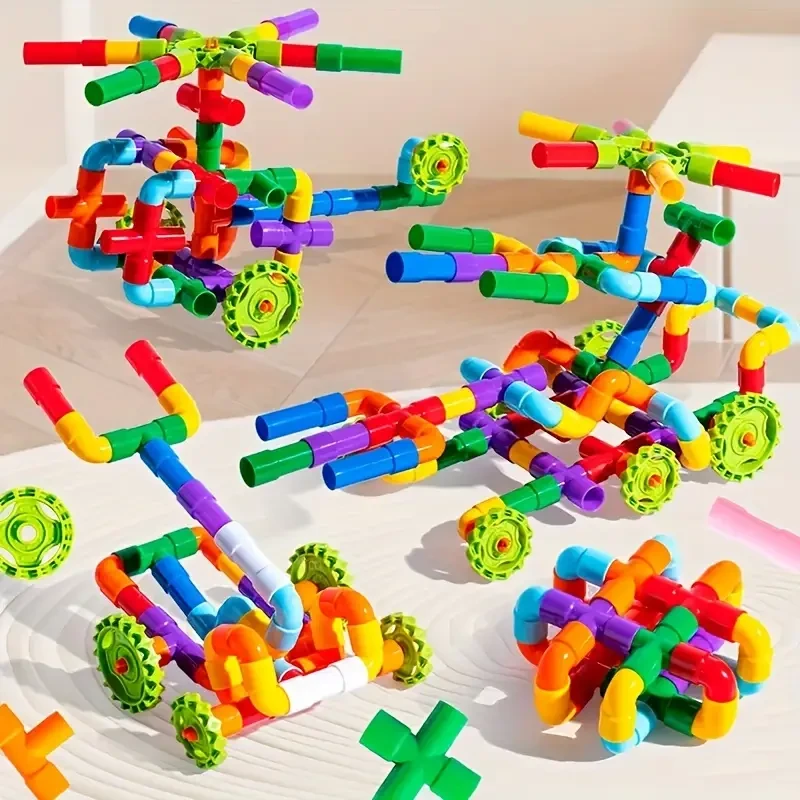 52pcs Tube Building Blocks