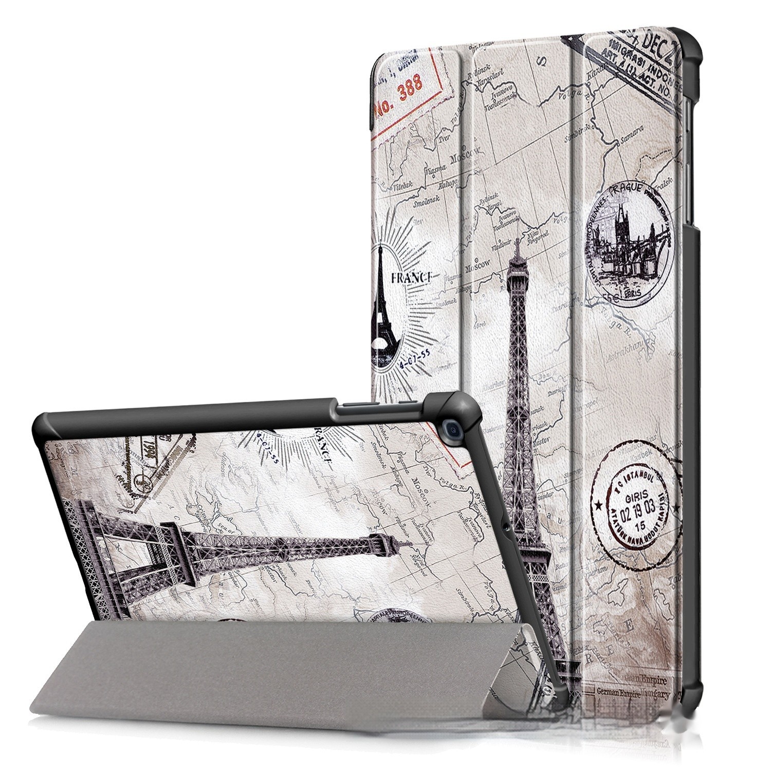 Leather Tablet Protective Cover Flip Cover Tri-fold