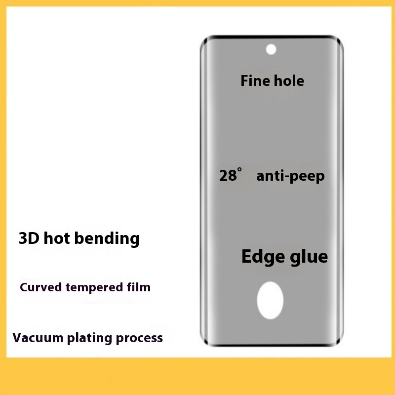 HD Tempered Film V40 Full Glue Hot Bending Electroplating UV Protective Film