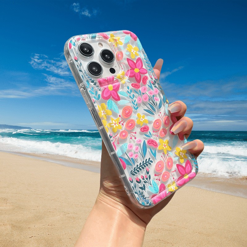 Colorful Bright Flower Airbag Phone Case