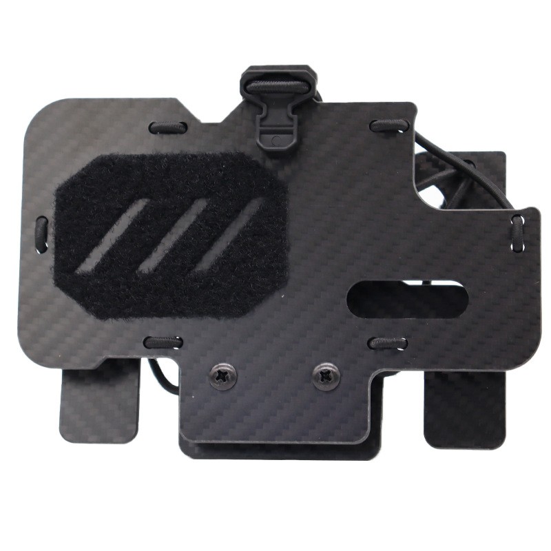 Carbon Fiber Folding Navigation Board MOLLE System Mounted Tactical Vest Chest Hanger