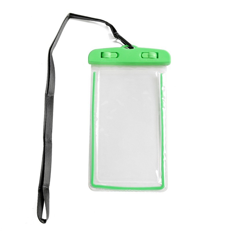 Luminous Mobile Phone Bag Sealed Transparent Beach Swimming Cellphone Waterproof Cover