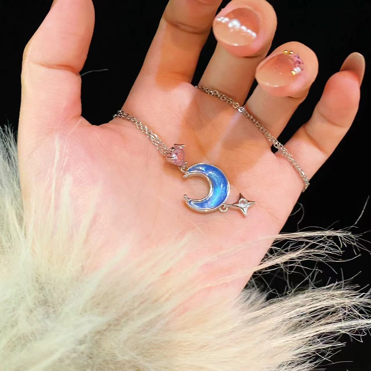 Star And Moon Pendant Light Luxury Minority Design