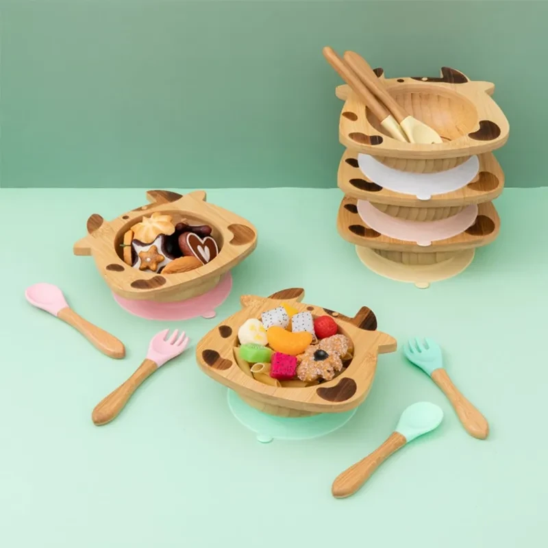 bamboo dinnerware set
