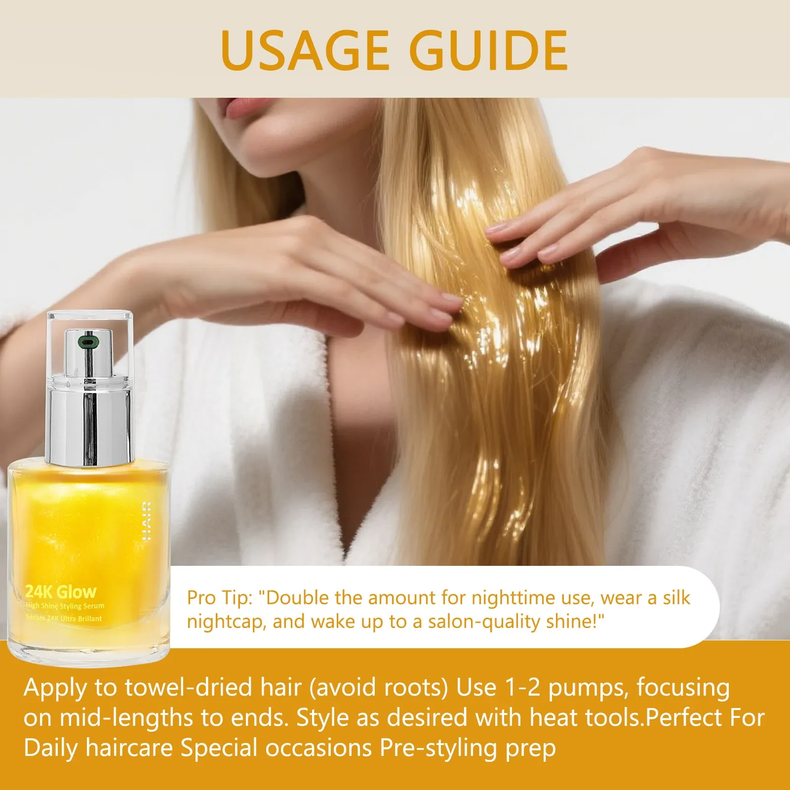 HAIR 24K Glow Essential Oil