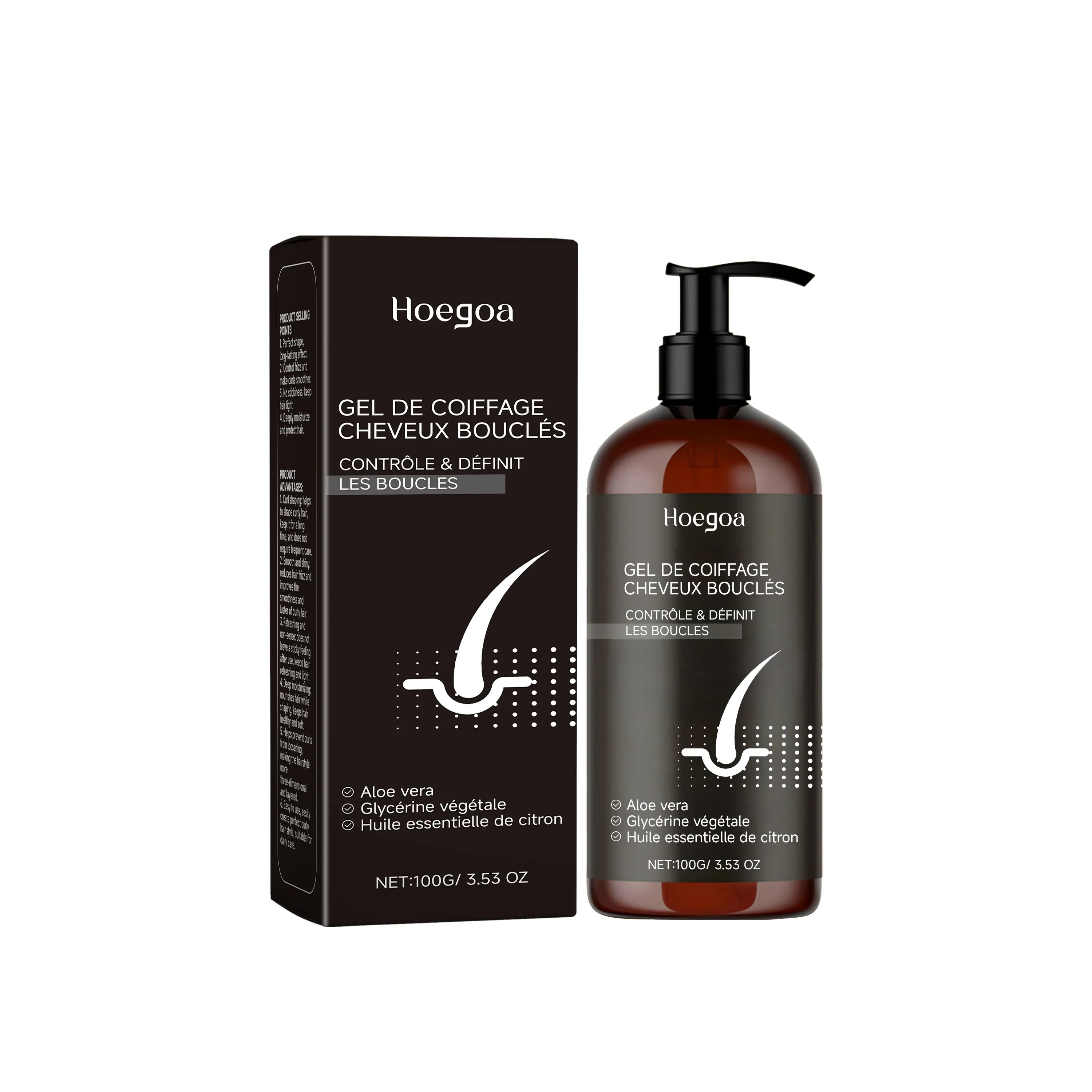 Smooth Styling Gel For Curly Hair