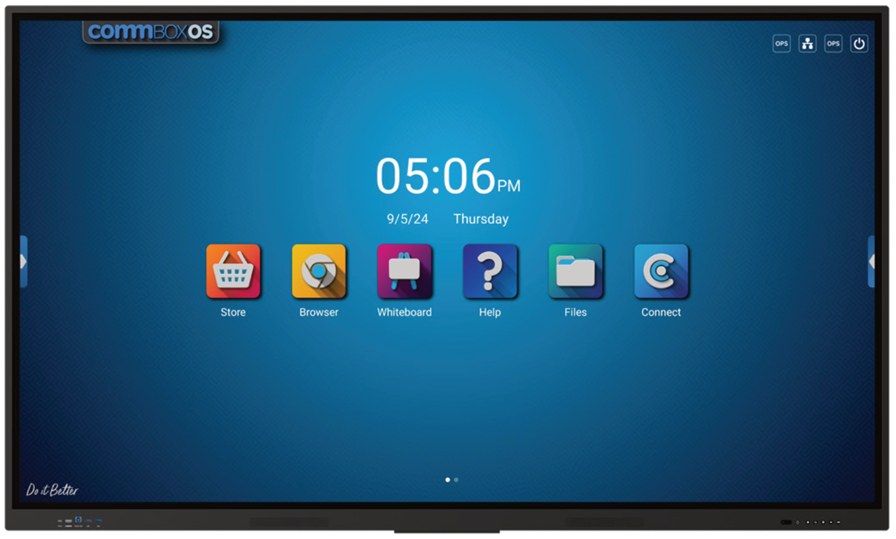 CommBox Interactive Atom 86" 4K Touchscreen