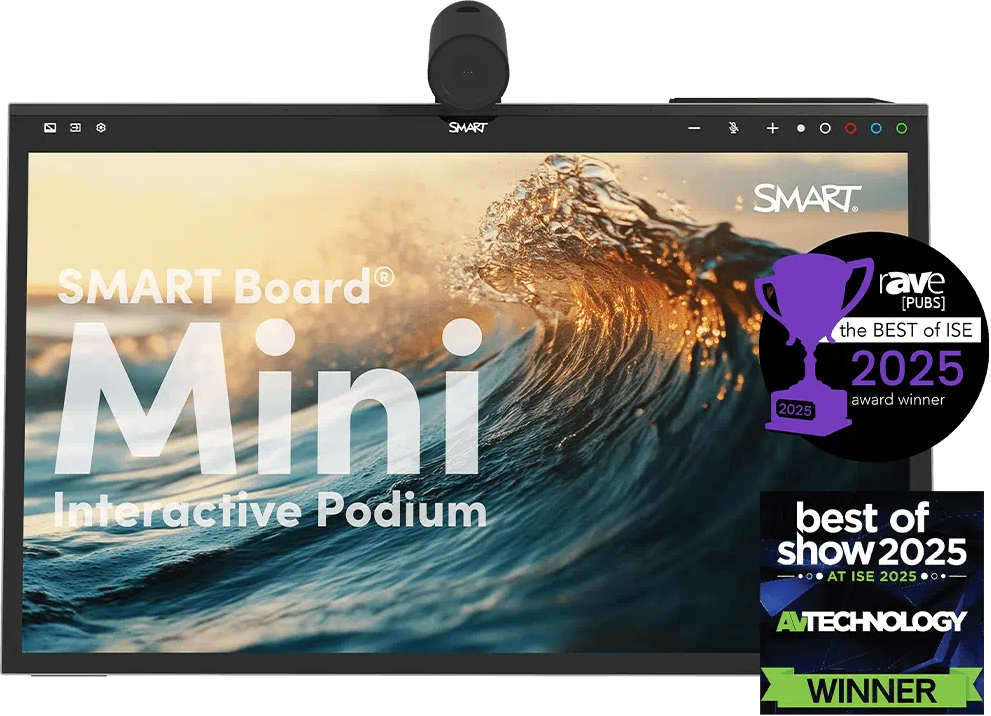 SMART Board Mini 727 Podium with i7 OPS PC & SMART Meeting Pro