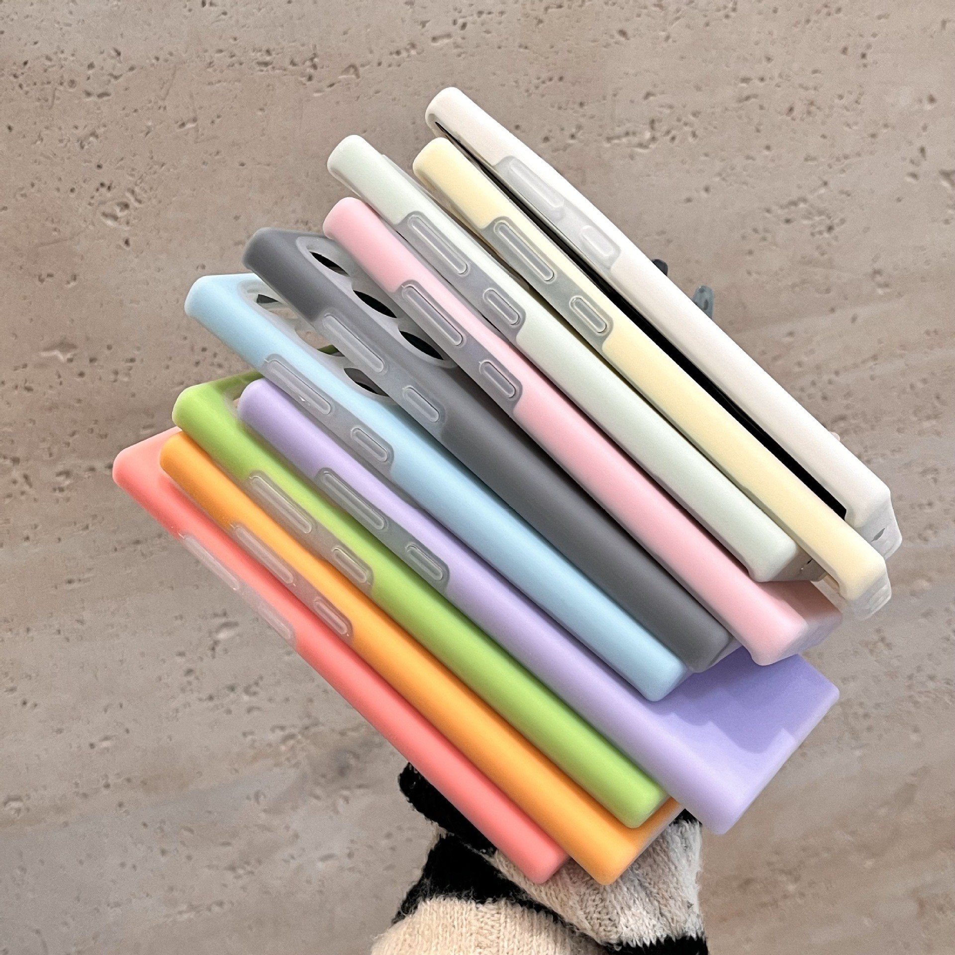 Jelly Magnetic Phone Case Simple Skin Feeling