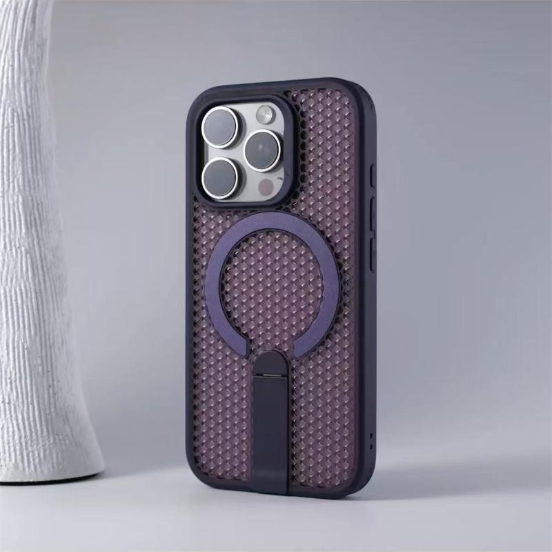 Drop-resistant Protective Cover Suction Pivot Bracket Phone Case