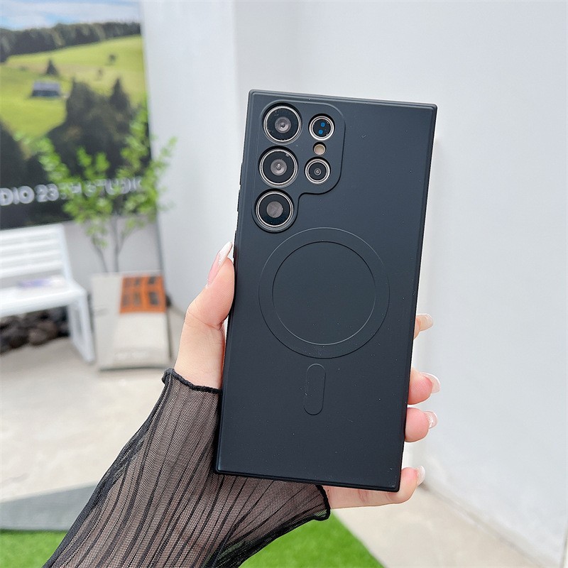 S23ultra Magnetic Phone Case Fine Hole