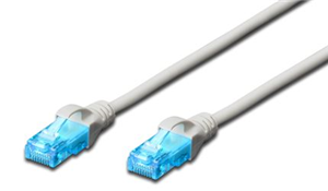 Digitus UTP CAT5e Patch Lead - 0.3M Grey