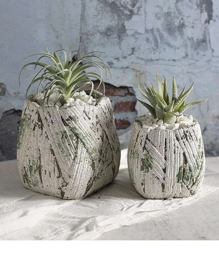 Large Stone Planters