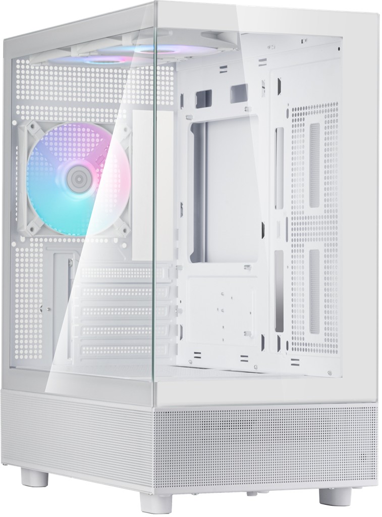 SilverStone LD04 MATX White Mid Tower Case