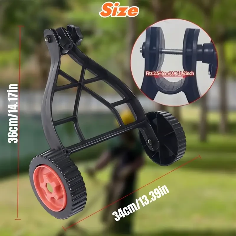 Adjustable Support Wheel for Push Mowers