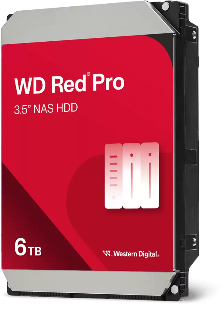 WD Red Pro 6TB SATA 3.5" 7200RPM 256MB NAS HDD