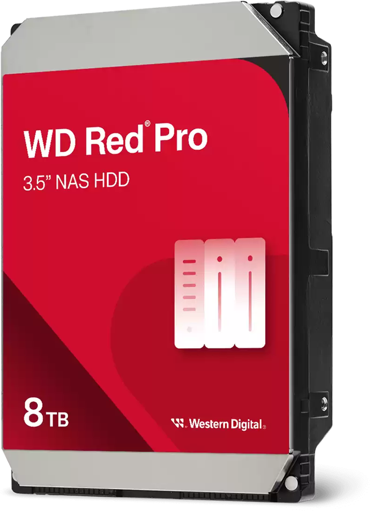 WD Red Pro 8TB SATA 3.5" 7200RPM 256MB NAS HDD