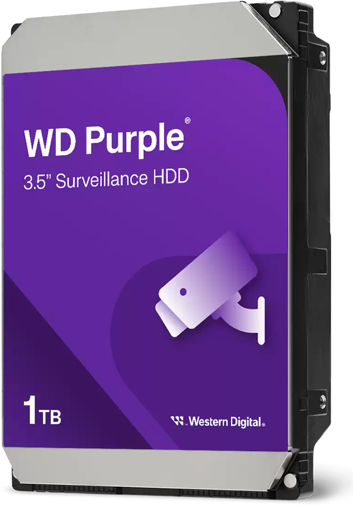 WD Purple 1TB SATA 3.5" 64MB Surveillance HDD