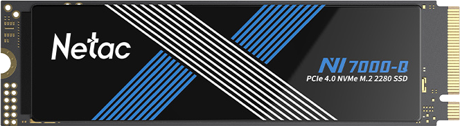 Netac NV7000-Q PCIe4x4 M.2 2280 NVMe SSD 4TB 5YR with heatsink