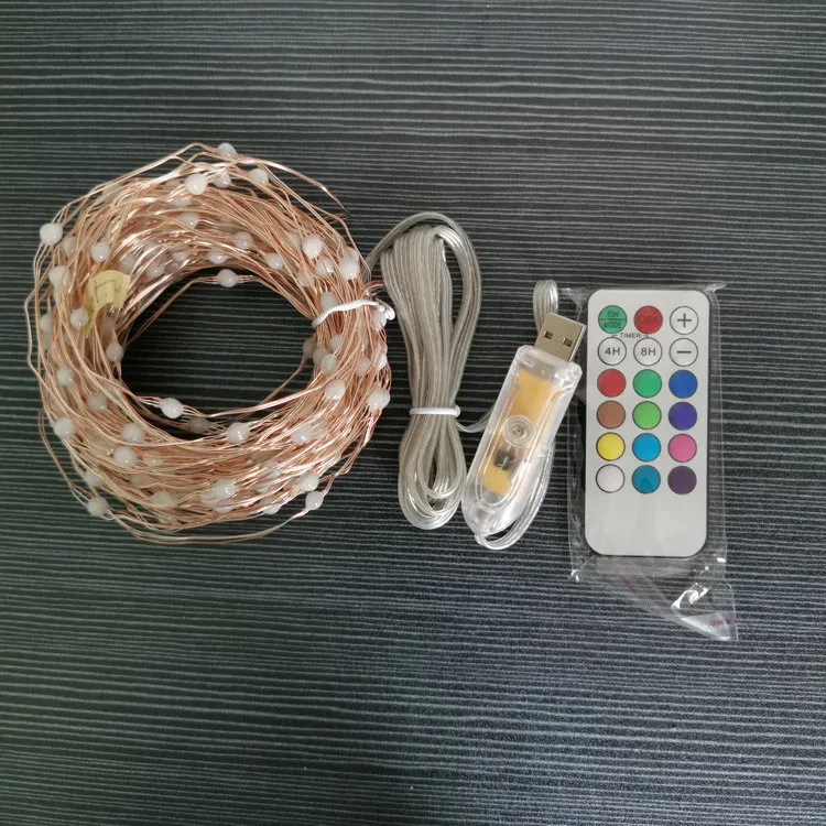 White Wire String Lights