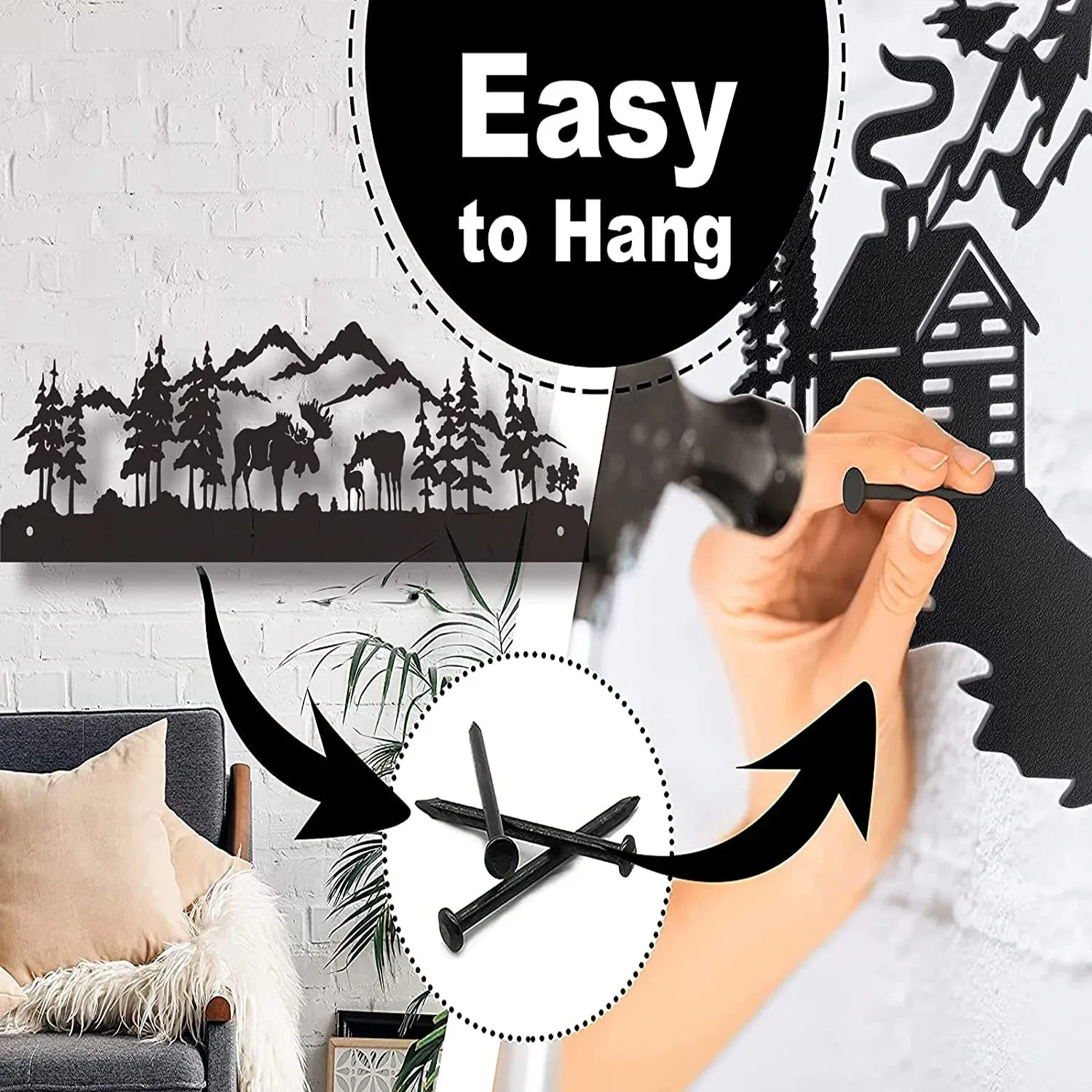 Cheap Metal Wall Art