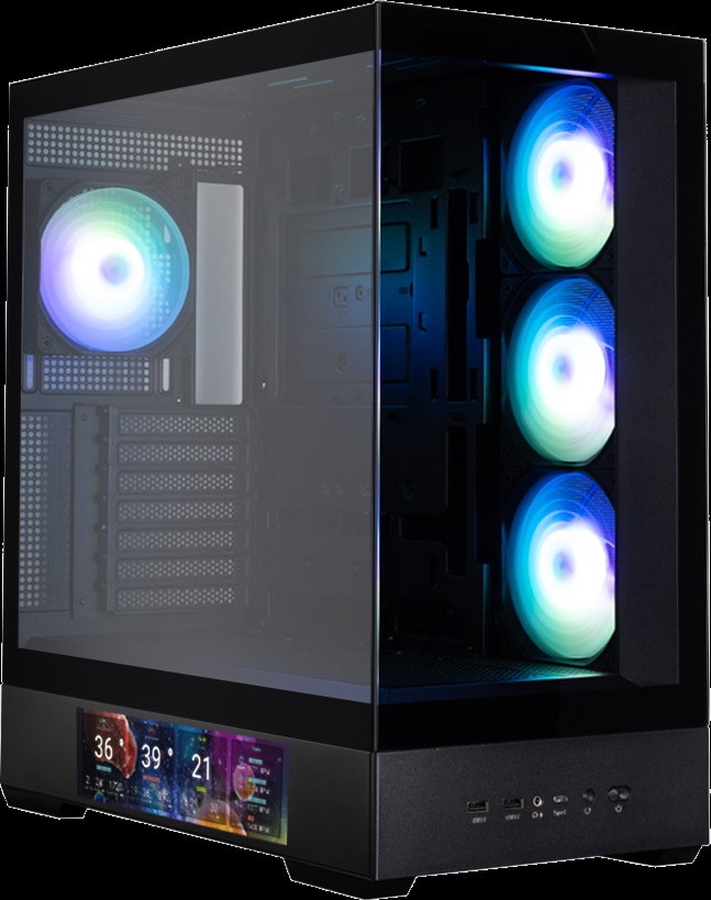 Zalman P40 PRISM DS Black ATX Tower Case