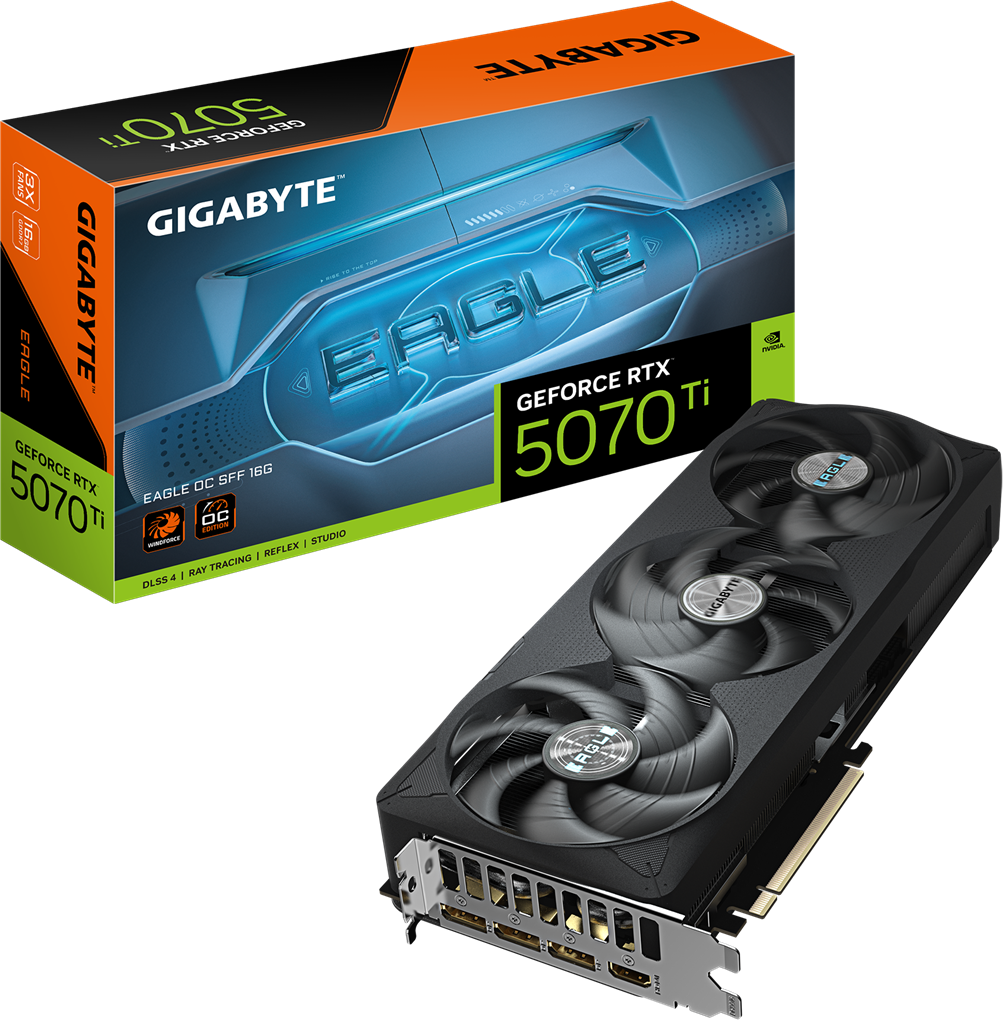 Gigabyte GV-N5070TiEAGLE OC-16GD RTX5070Ti 16GB PCIE Graphics Card