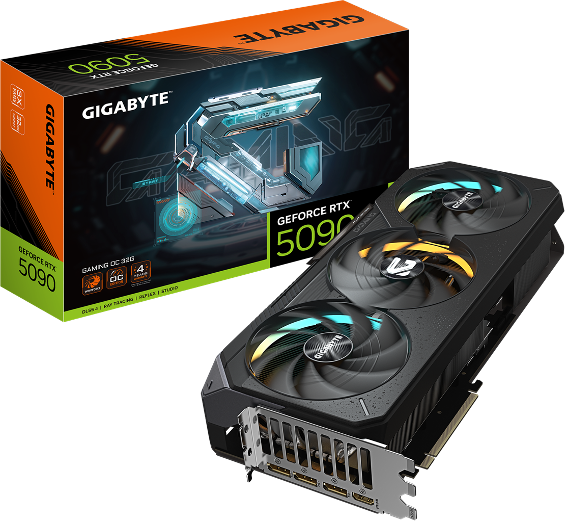 Gigabyte GV-N5090Gaming OC-32GD RTX5090 32GB GDDR6X PCIE Graphics Card