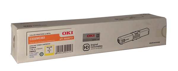 OKI 46508717 Yellow Toner