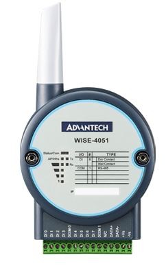 Advantech WISE-4051 8Ch Dig Input IoT Wireless I/O Module with RS-485